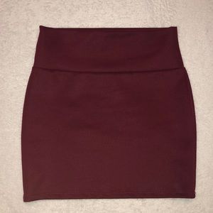 Wet Seal Scuba Mini Skirt